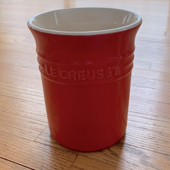 Le Creuset Kitchen Le Creuset Red Utensil Holder Poshmark